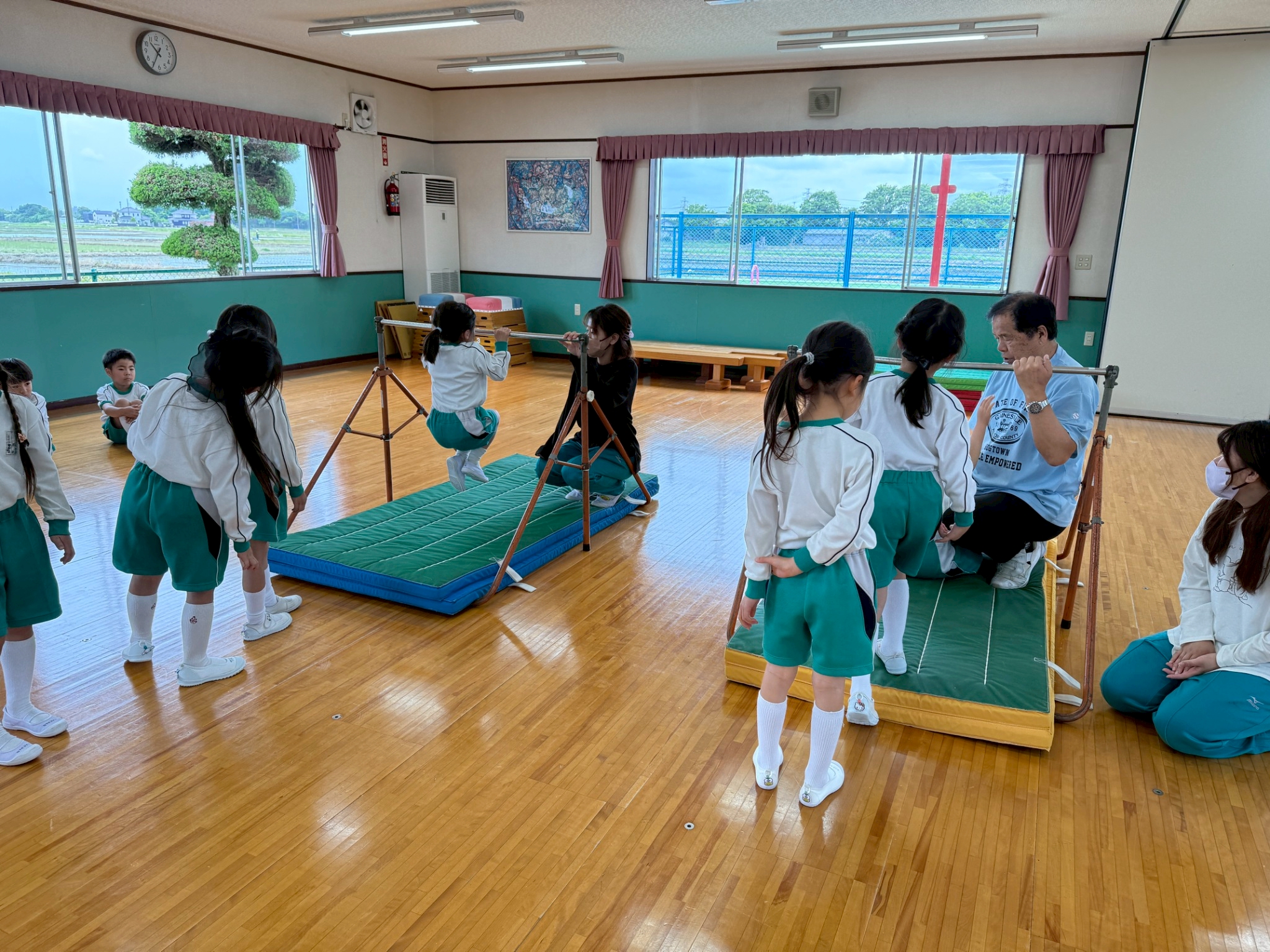 写真画像：体育指導